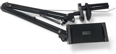 他サイト： 寝ながらタブレットスタンド タブレットアーム スマホ＆タブレット兼用対応デバイス：直径12-25cm対応ｘ耐荷重2kgｘ360回転ｘ角度調整自由の商品画像