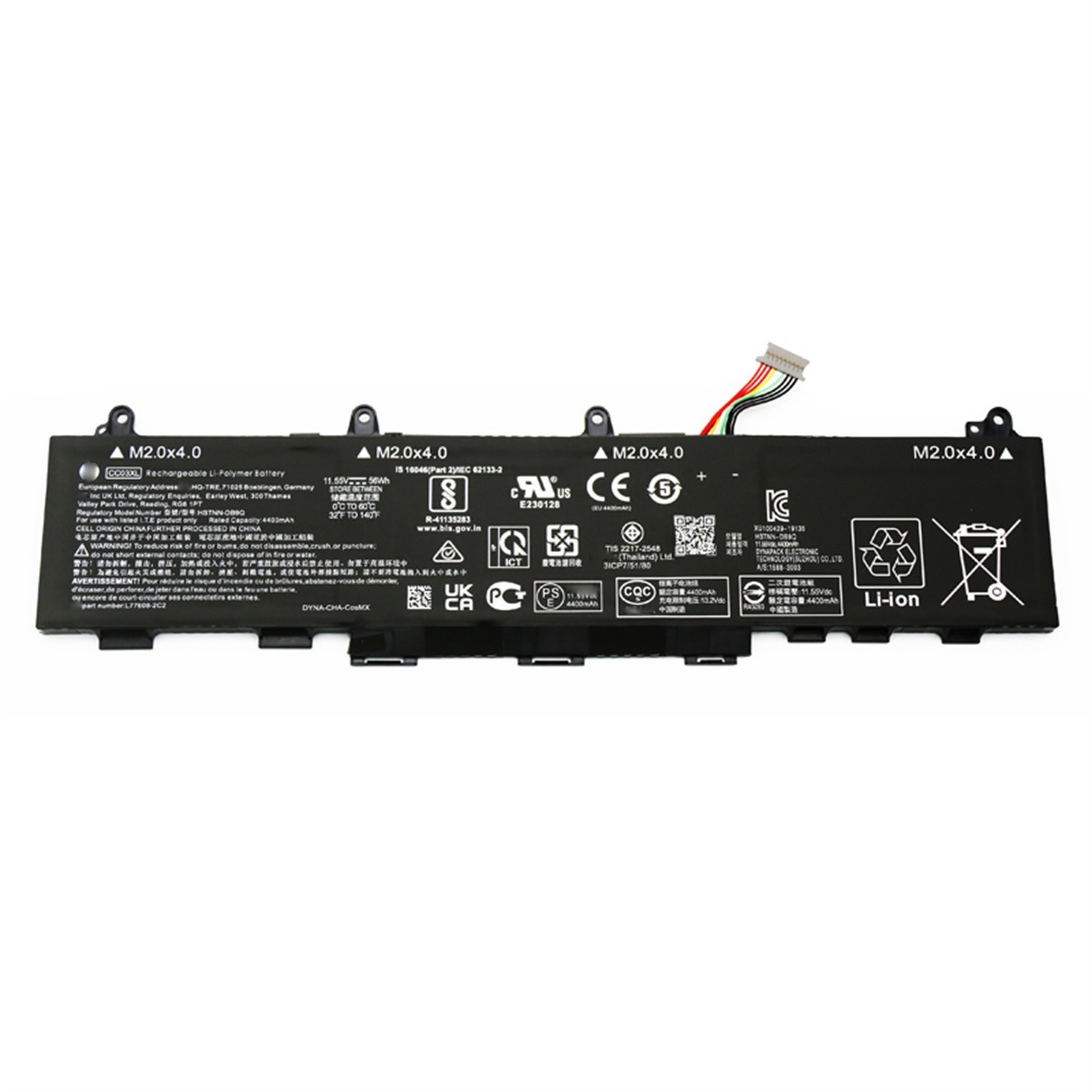 CC03XLバッテリー 電池 EliteBook 830 G7 845 G7 HSTNN-IB9F L78555-005 L77608-1C2 CC03XL 56Wh/4400mAh 電池・HPノート