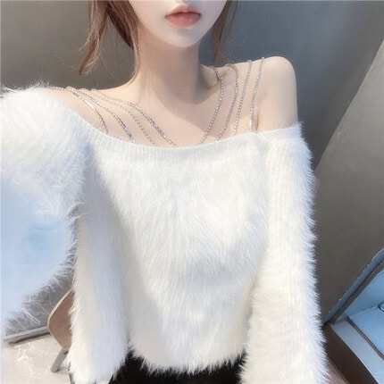 トップス カットソー セーター 袖あり 長袖 かわいい 大人 レディース 個性的 きれいめ シンプル カジュアル 上品 おしゃれ 主役級 存在感 春 秋 冬 10代 20代 30代 もこもこ