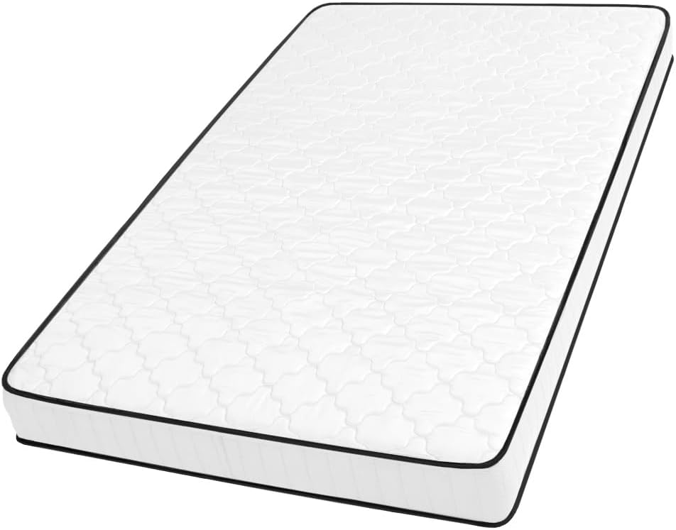 体への負担を軽減するマットレス528個のコイルを独立させて配置極厚（20cm）表面はサラッとした硬さ圧縮梱包でお届けしますシングル ホワイト×ブラック