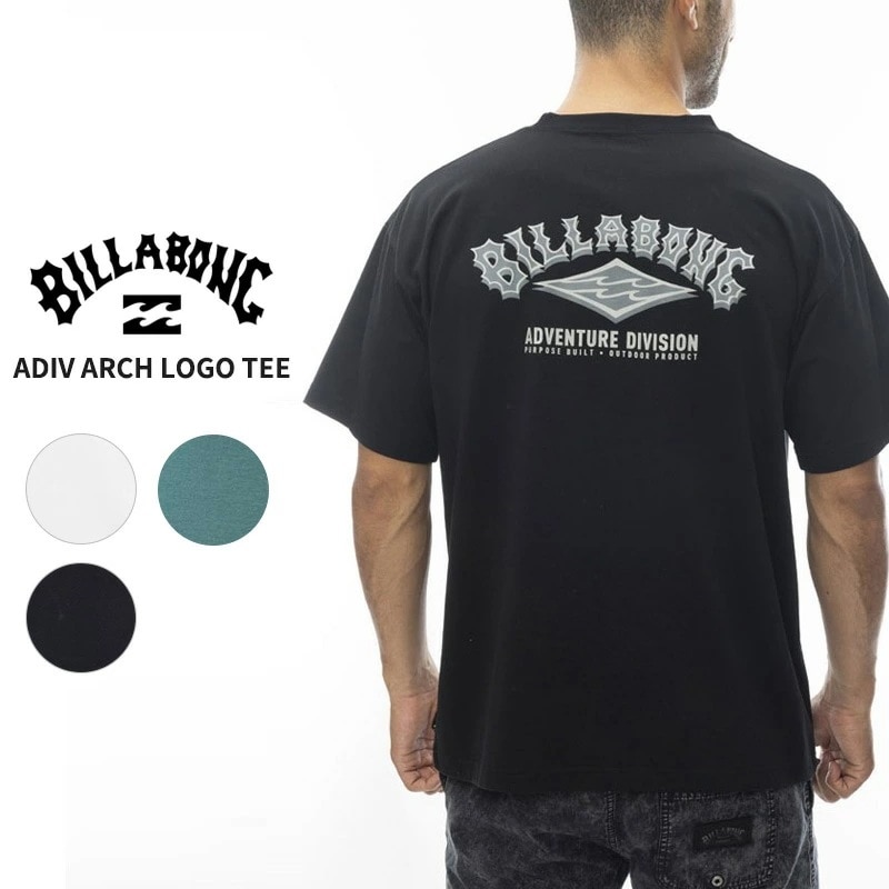 ビラボン BILLABONG メンズ ADIV ARCH LOGO Ｔシャツ 半袖 カットソー be011-217トップス 接触冷感