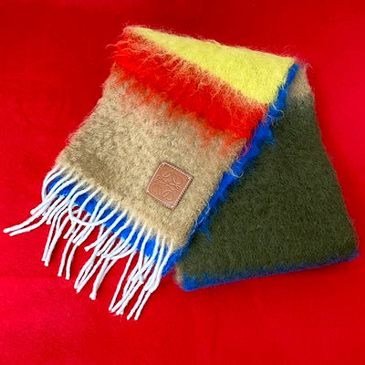 LOEWE ロエベ モヘア マルチカラー マフラー　アナグラム 楽天市場】LOEWE ロエベ MOHAIR SCARF モヘア ストール マフラー