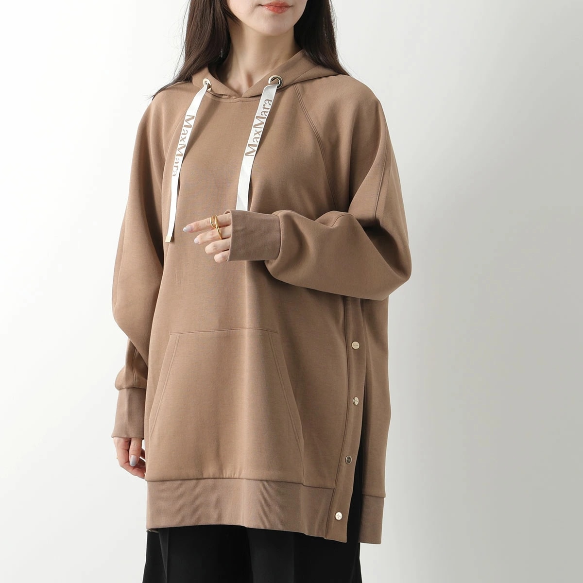 S MAX MARA エス マックスマーラ パーカー OSPITE オスピテ レディース プルオーバー 長袖 フーディ ストレッチ ロゴ刺繍 スウェット 004 38,197円