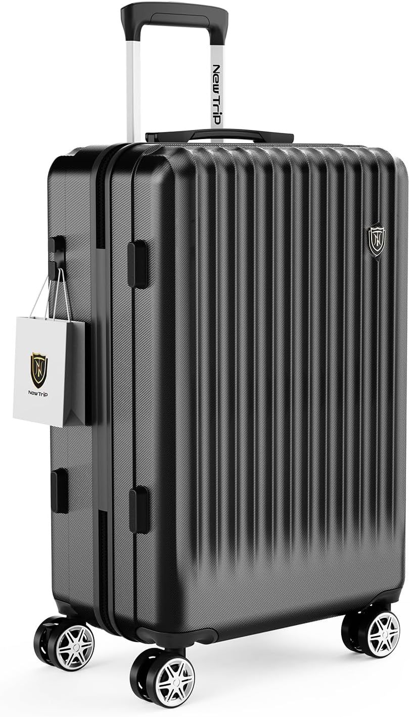 スーツケース キャリーケース ストッパー付き 機内持ち込み 軽量 大型 S/M/Lサイズ キャリーバッグ 耐衝撃 大容量 ファスナータイプ 静音 ダブルキャスター TSAロック 海外 旅行 ビジネス