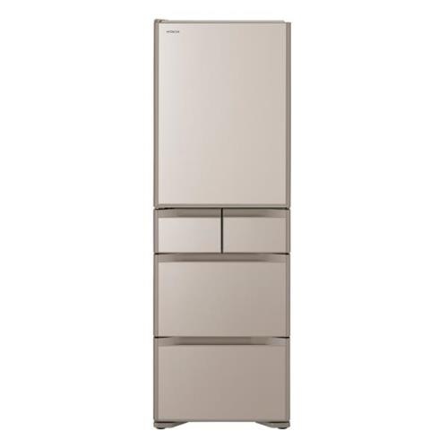 日立 R-S40S LXN 5ドア冷蔵庫 （401L左開き） ライトゴールド