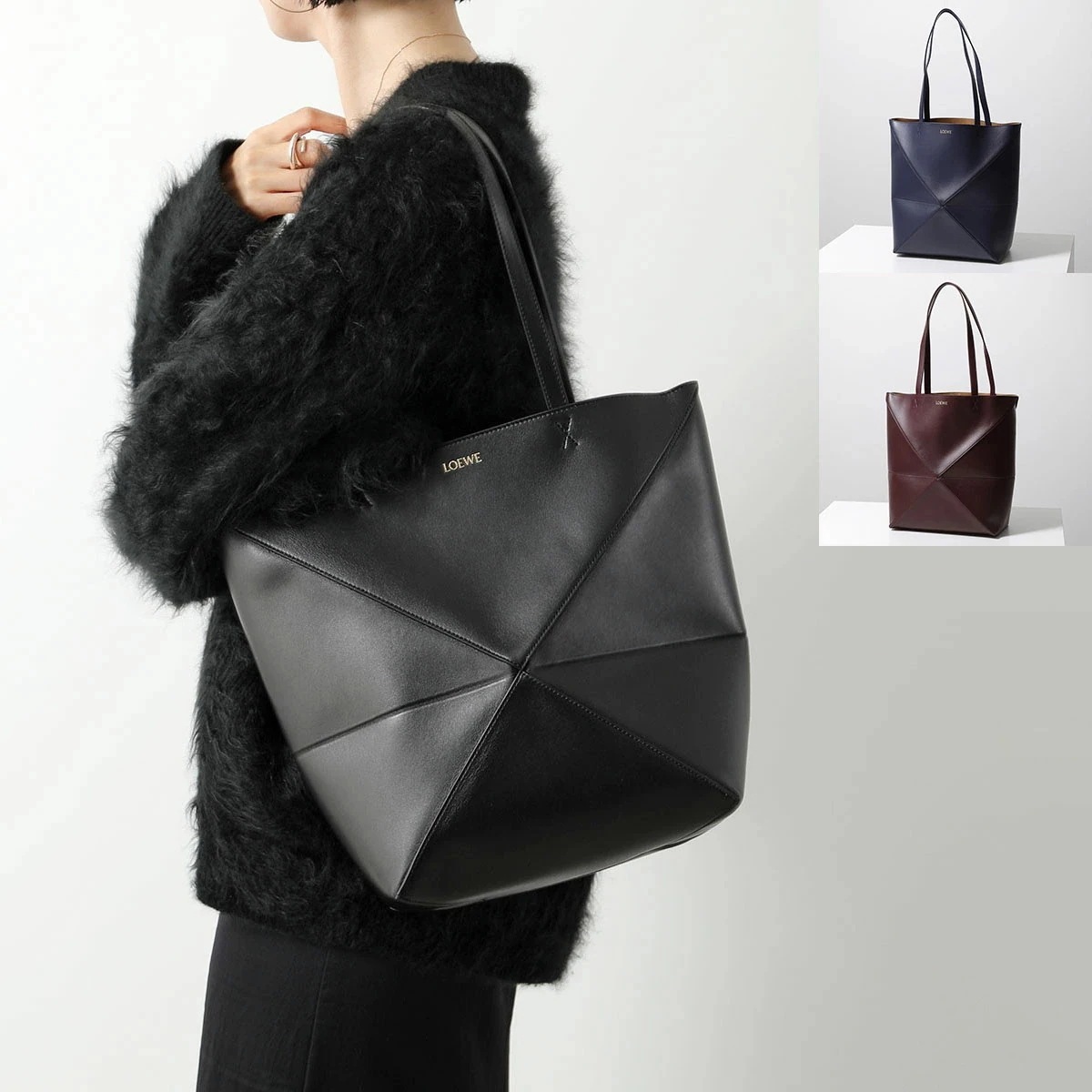 LOEWE ロエベ トートバッグ PUZZLE FOLD パズル フォルド A657G50X01 レディース レザー 鞄 カラー7色 A657G50X011100