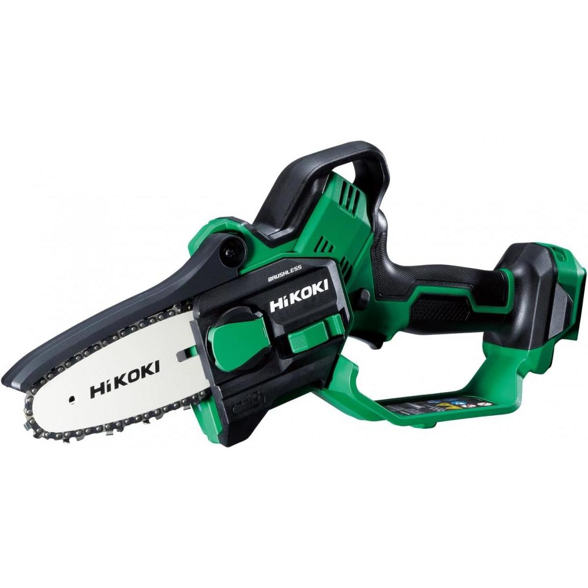 HiKOKI(ハイコーキ) 10.8V 充電式 ハンディ チェーンソー ミニチェンソー CS1210DD ガイドバー100mm 蓄電池・充電器別売 CS1210DD(NN)