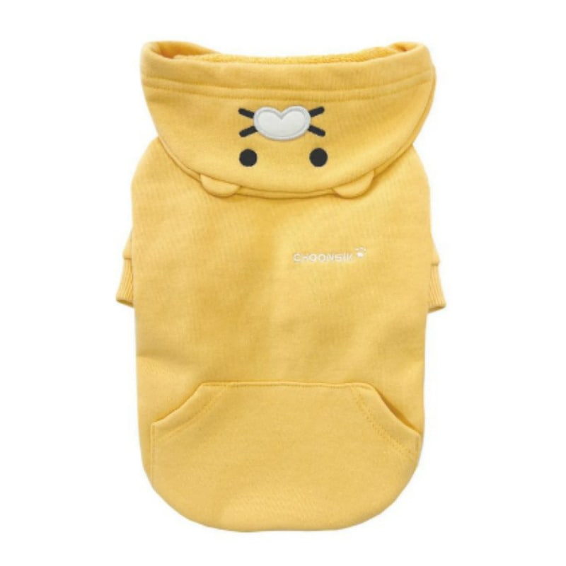 チュンシクのフードTシャツの顔 チュンシク