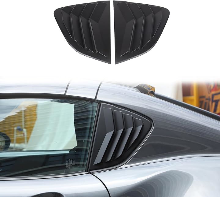 マツダ MX-5 RF ND系 2016-2023に対応 リアベントウィンドウルーバー リアウィンドウシャッター シャッターサイドベントカバー 車種専用設計 カスタム( マットブラック)