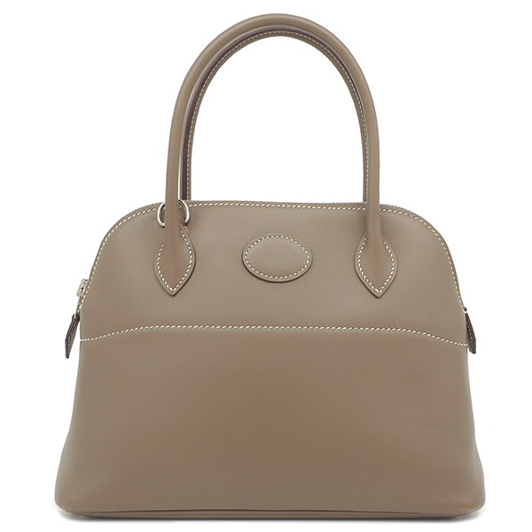 エルメス HERMES 2WAYバッグ ボリード27 スイフト エトゥープ シルバー金具 グレージュ ショルダー Y刻印 【箱】【中古】