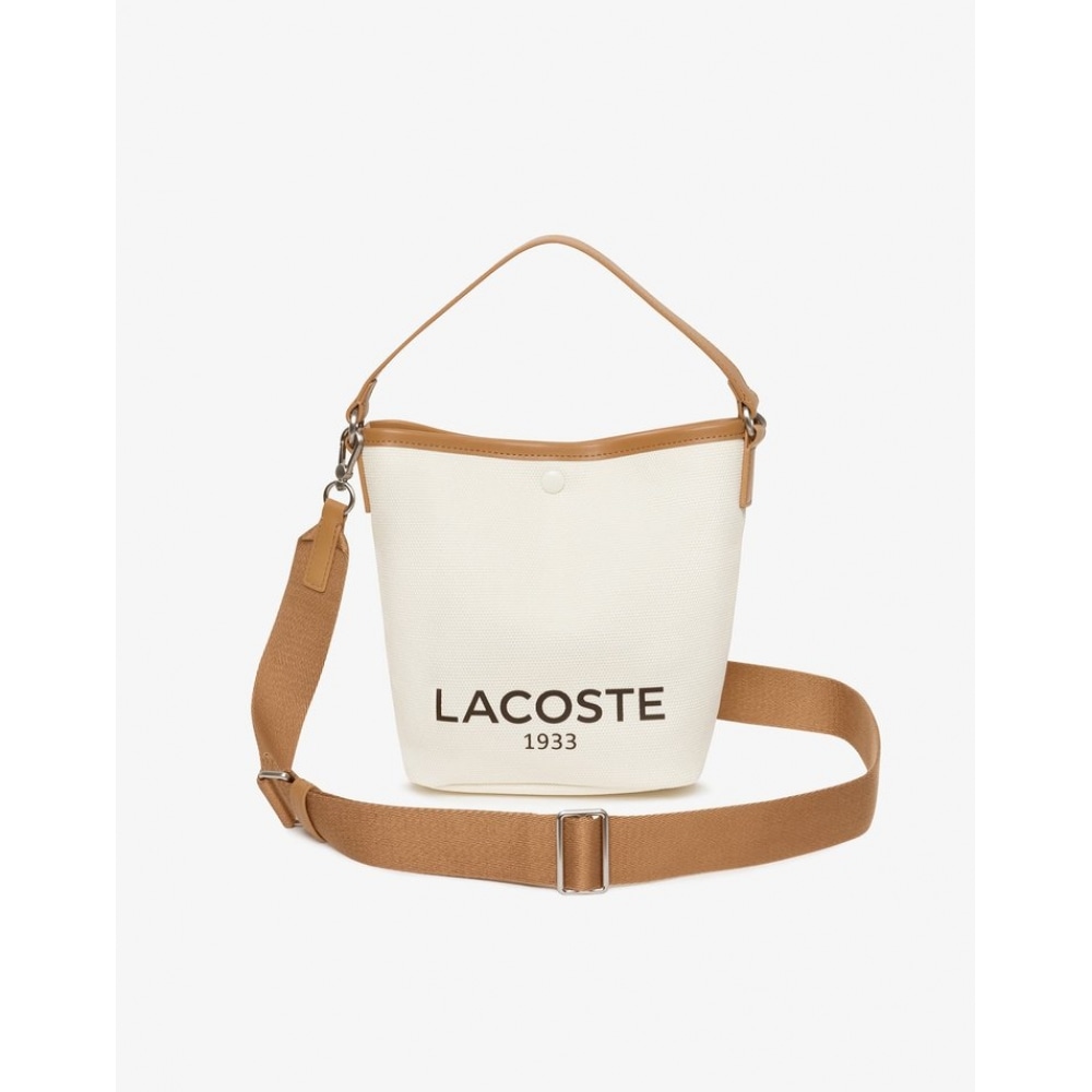 ラコステウィメンズヘリテージキャンバスバケットバッグ NF4810T54N K02