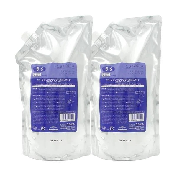 ミルボン プラーミア バランシング スカルプパック 1000g 2個セット 詰め替え レフィル スカルプトリートメント エイジング