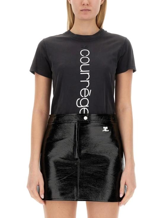 COURREGES Women Tops 423JTS006 JS01109071 BLACK