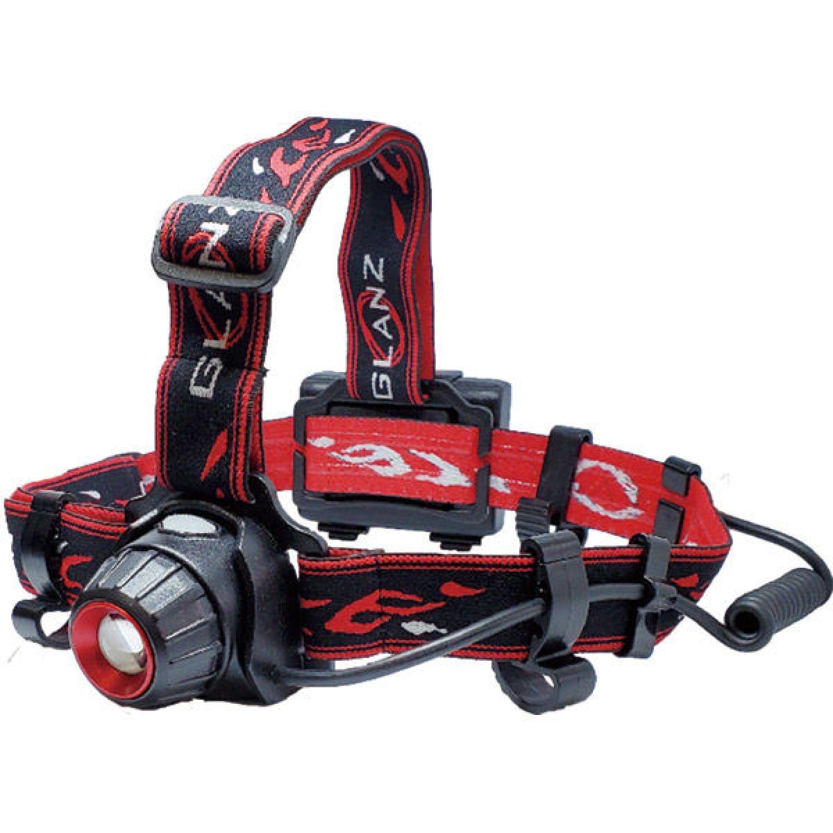 GLANZ グランツ LED ハイブリット ヘッドライト RVH-01R 充電/乾電池 ライト 作業灯