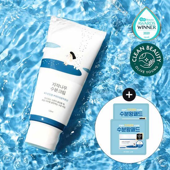 ラウンドラボ ジャジャクナム 水分クリーム 120ml ギフトセット（+ 水分パッド 4枚）