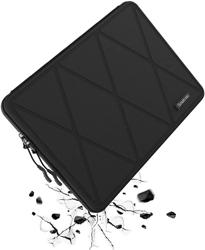 13.3インチ MacBook Air ハードケース ノートパソコン 13.3専用カバン EVAバッグ(13.3ブラック)