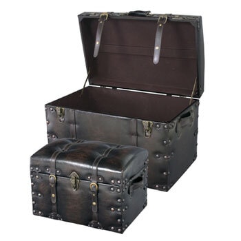 Trunk(トランク) トランクセット IW-876 【 インテリア雑貨 箱 家具 収納ケース 収納ボックス 】