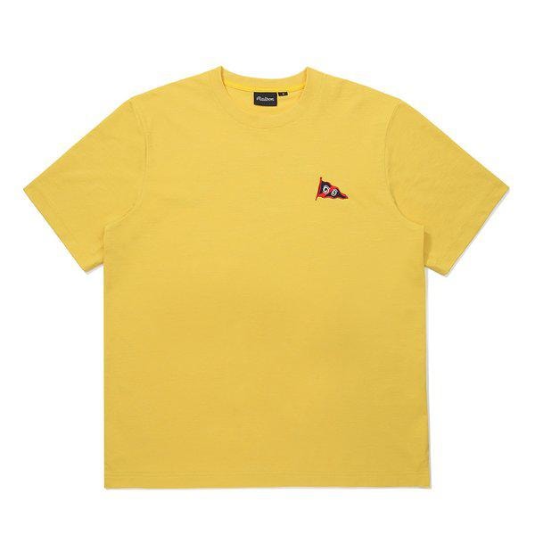 [マルボン公式] YACHT CLUB ユニ ラウンド Tシャツ YELLOW