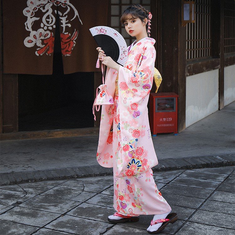 着物 洗える着物 レディース 春秋着物 安い 単衣 お祭り 女の子 卒業式 成人式 S/M 可愛い