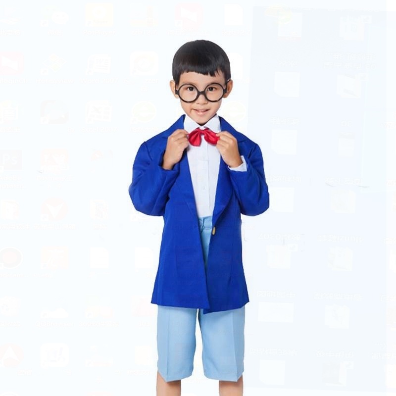 コナンキッド コスプレ 大人 子供用 コスチューム 二次元 スーツ ハロウィン 演出衣装
