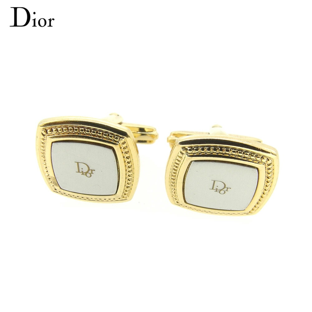 カフス ロゴ ゴールド 中古