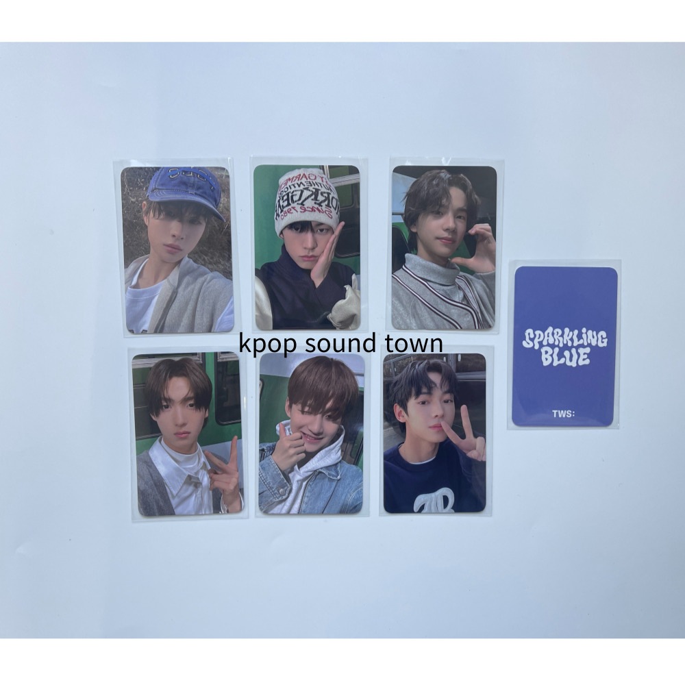 [6 種SET[KTOWN4U LUCKYDRAW]TWS - 1st Mini Album Sparkling Blue( NO ALBUM)