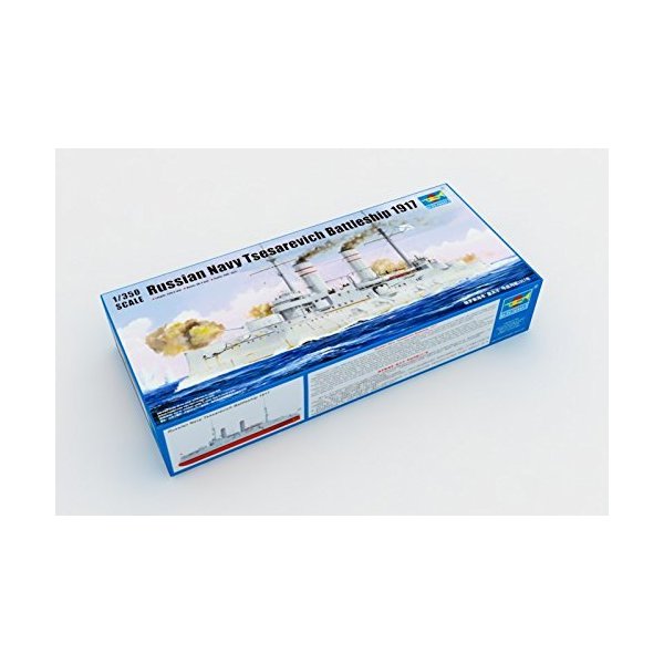 Trumpeter Tsesarevich Russian Navy Battleship 1917 Model Kit (1/350 Scale) 並行輸入品