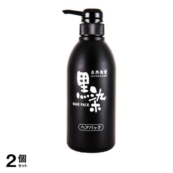 黒ばら本舗 黒染ヘアパック 500mL (ポンプタイプ) 2個セット
