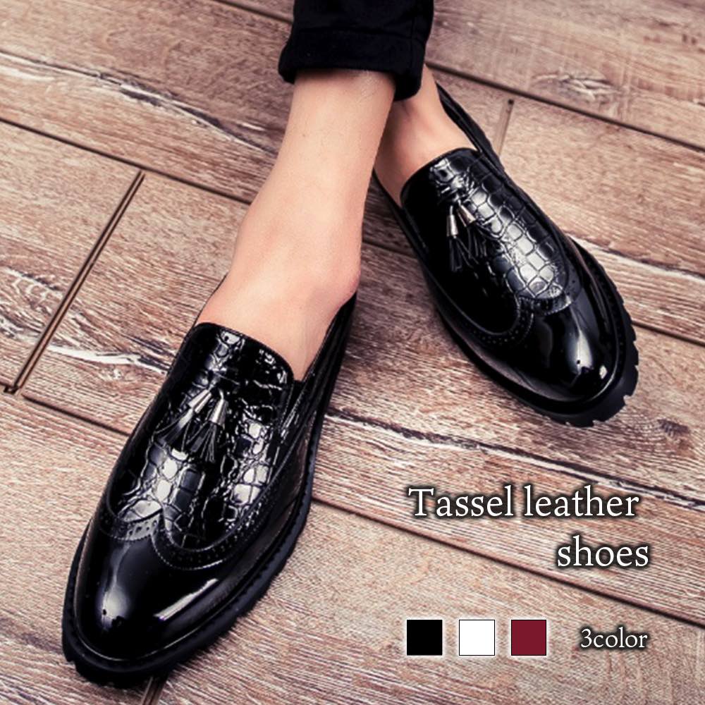 スリッポン スニーカー タッセルレザーシューズ 春 メンズ 靴 幅広 ブラック 防水 黒 ローファー 赤 4E シークレットシューズ ハイカット 夏 身長UP ホワイト ブーツ ランニング おしゃれ