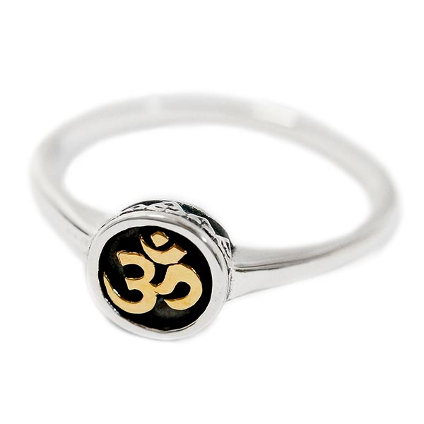 梵字 サンスクリット文字 仏教 メンズ シルバー925 リング 指輪