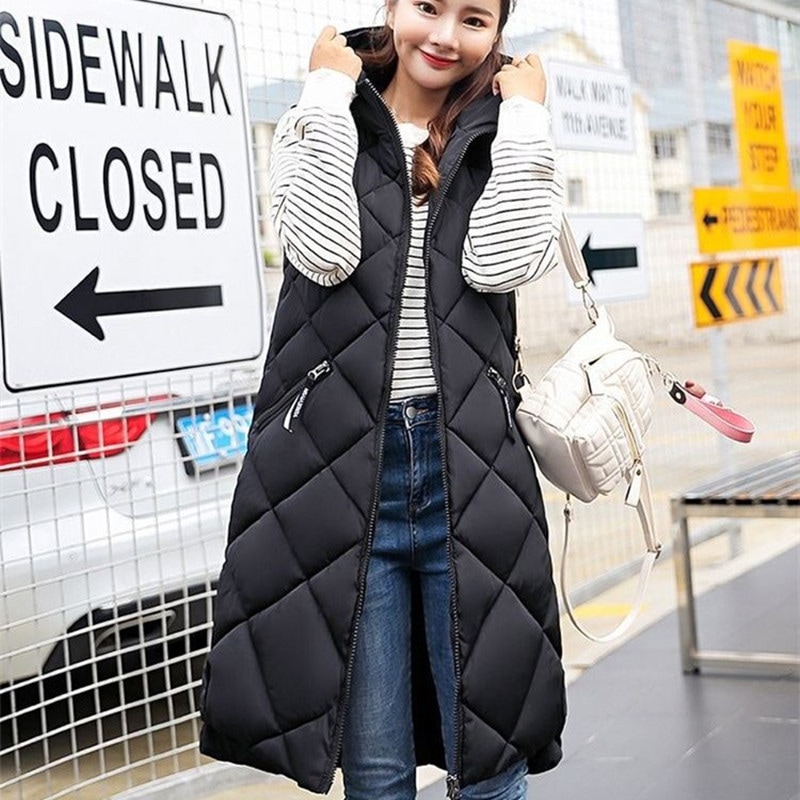 ダウンベスト レディース ベスト 中綿ベスト ロング アウター ノースリーブ ジレ 防寒 ジャケット フード付き 保温 軽量 防風 通勤 秋 冬