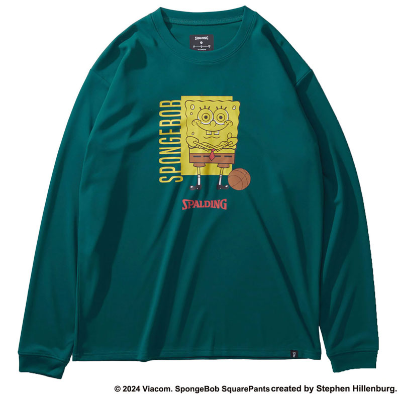 ロングスリーブTシャツ スポンジ・ボブ バスケットボール フリーク バスケットボール 長袖Ｔシャツ smt24142s-2700