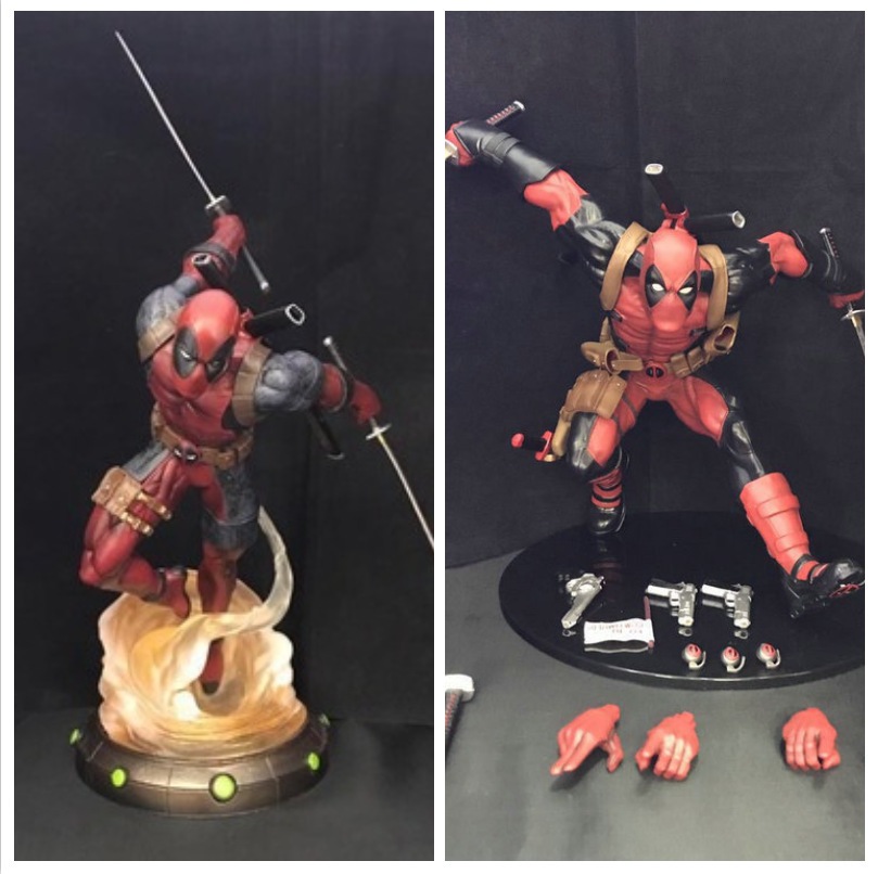 X戦警deadpool二代の死侍が走っています