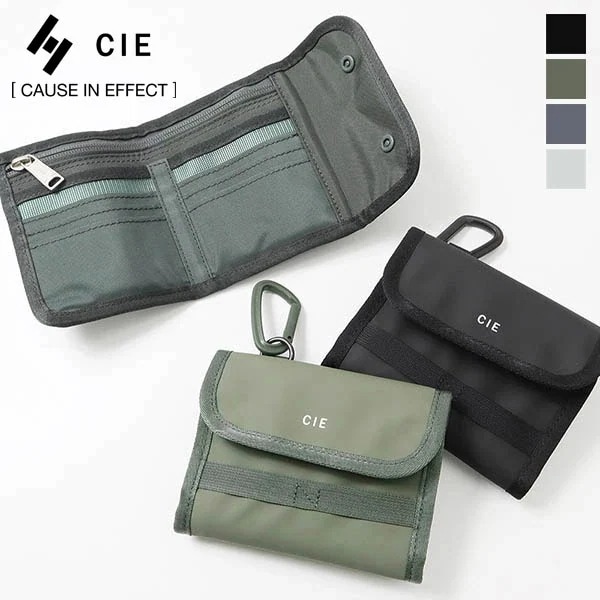 三つ折り財布 メンズ 日本製 グリッド3 ミドルウォレット ミニ財布 カラビナ付き 032300 ブランド [正規取扱店]