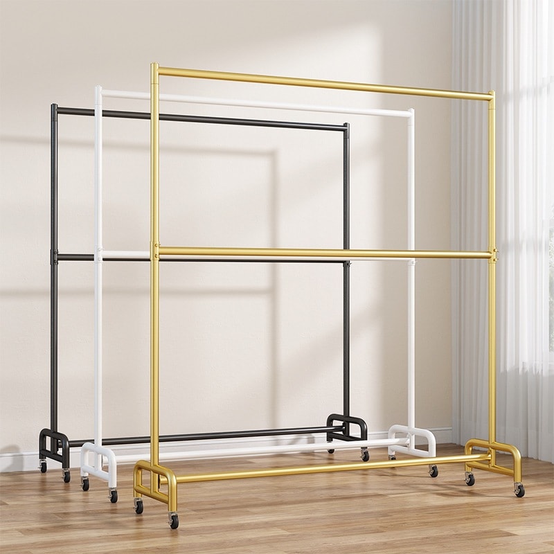 寝室用床置き折りたたみ物干しラック家庭用物干しラックバルコニー物干しラックシンプルなシングルポール物干しラック