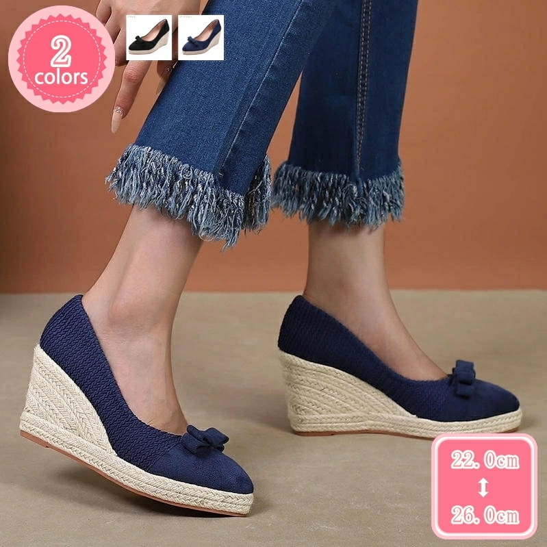 1000円OFFクーポン パンプス ウェッジソール 8センチヒール 痛くない 柔らかい 疲れない 歩きやすい 走れる 軽量 履きやすい フォーマル 靴 仕事用 立ち仕事 就活 リクルート シューズ 厚