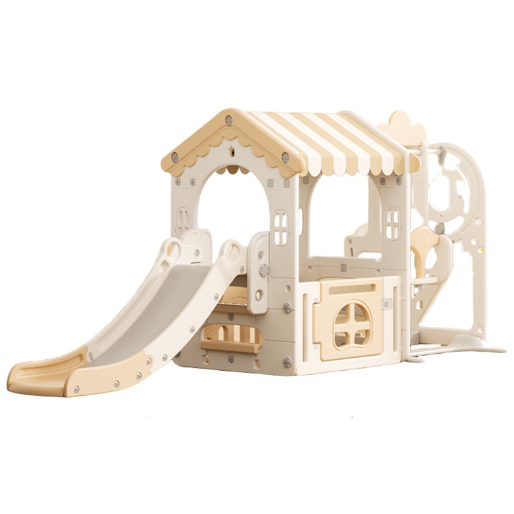 【人気商品 30日品質保証】大型遊具 滑り台 ゴール遊び 室内遊具 すべりだい 屋内 収納スペース 子供 キッズ 男の子 女の子 誕生日 プレゼント こどもの日プレゼント 秘密基地　画板テーブル付き 11,295円