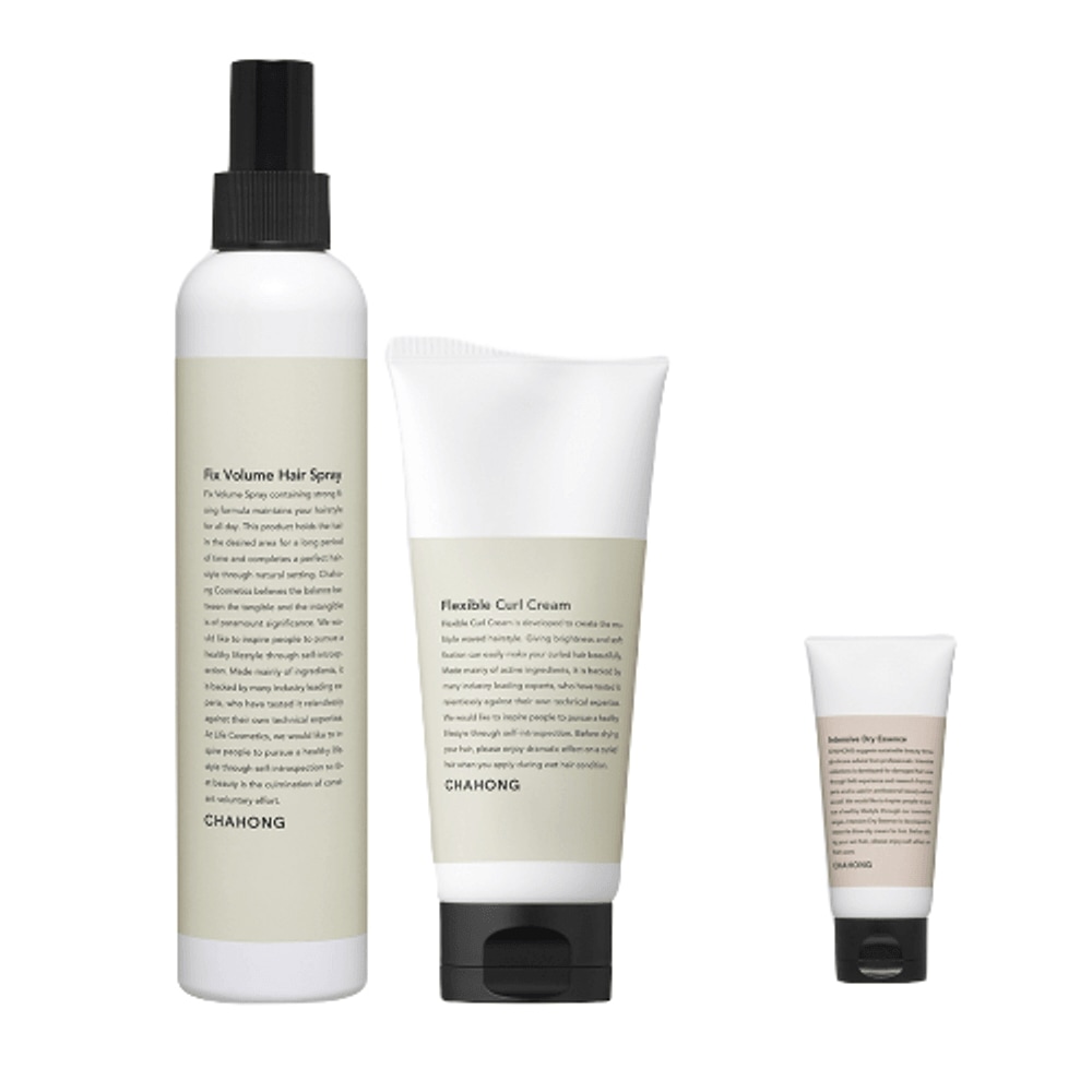 スタイリングベストセット (フィックスボリュームスプレー+カールクリーム+ドライエッセンス)
