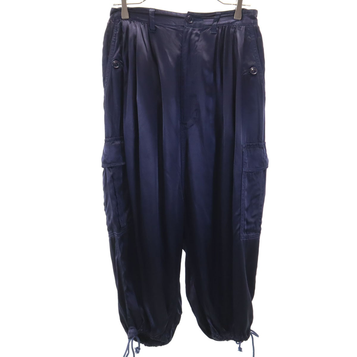 PINK JUNYA WATANABE MAN COMME des GARCONS ピンク ジュンヤワタナベマン コムデギャルソン 2013年 日本製 サテン カーゴ サルエルパンツ S レディース