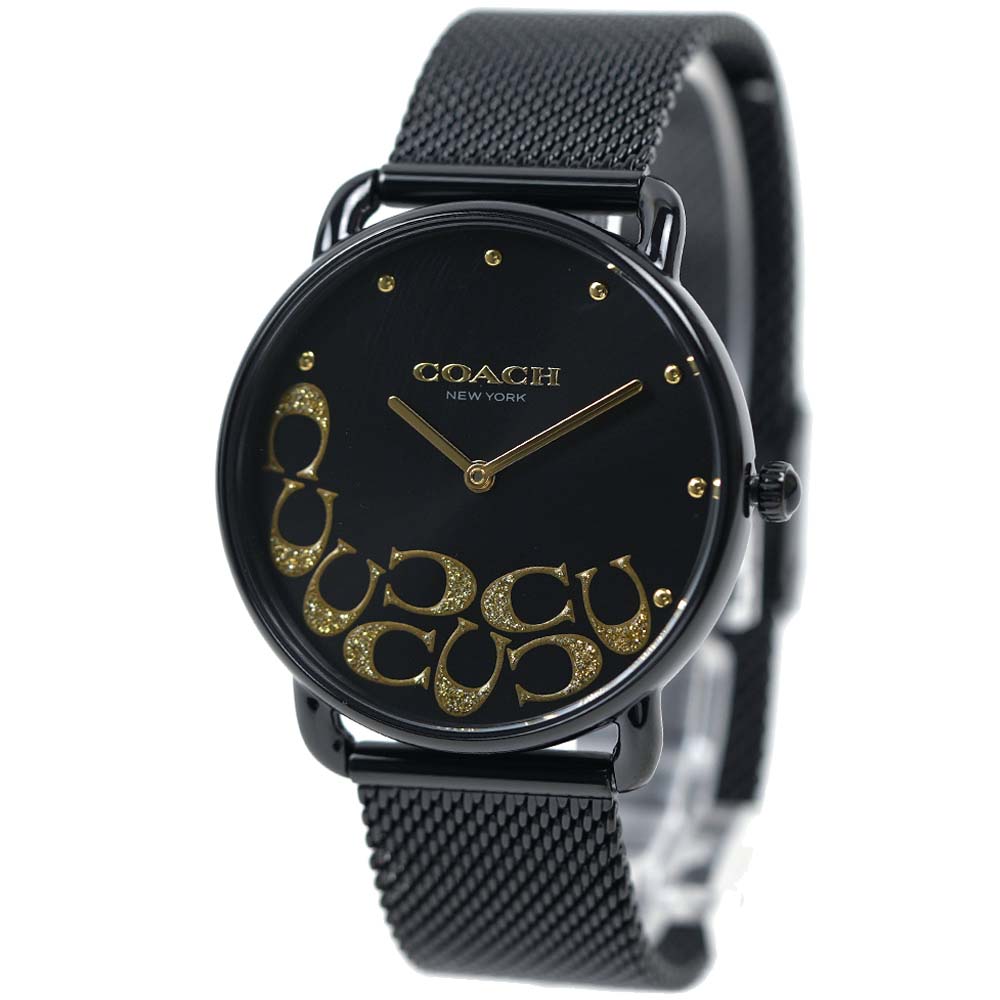 コーチ 腕時計 レディース ブラック メッシュベルト エリオット COACH ELLIOT 14504340