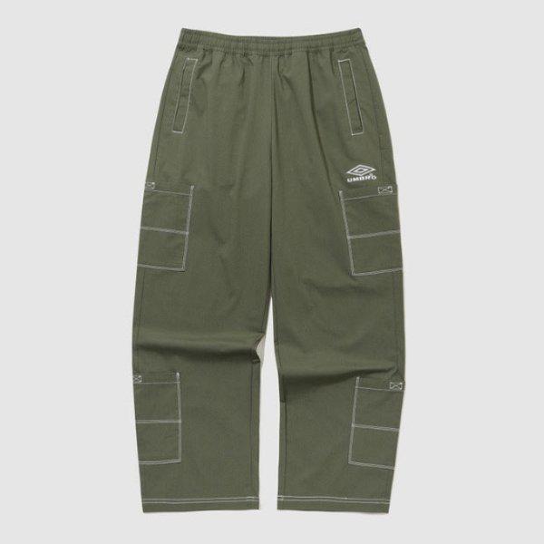 パンツ PQA UQ221CPT59-KAI クリスピータスランワイドカーゴパンツ / kHAKI