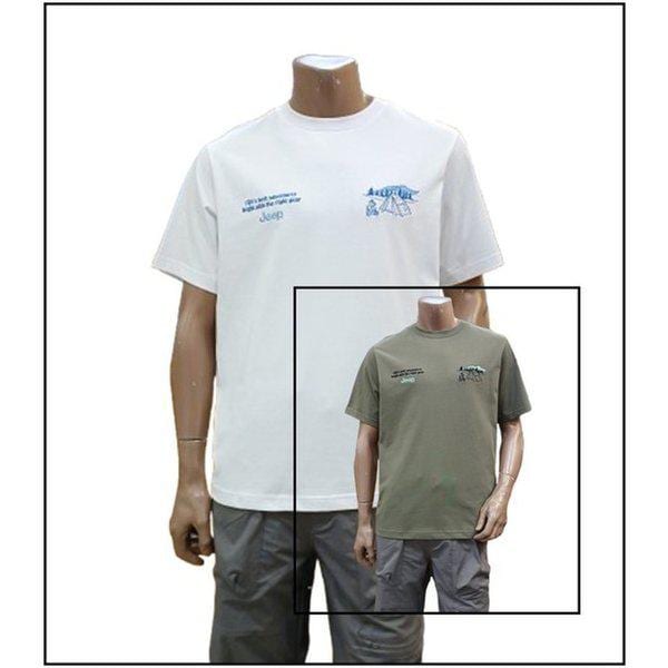 （共用）クラシックキャンピンググラフィック半袖Tシャツ JR2TSU221_BP_BP