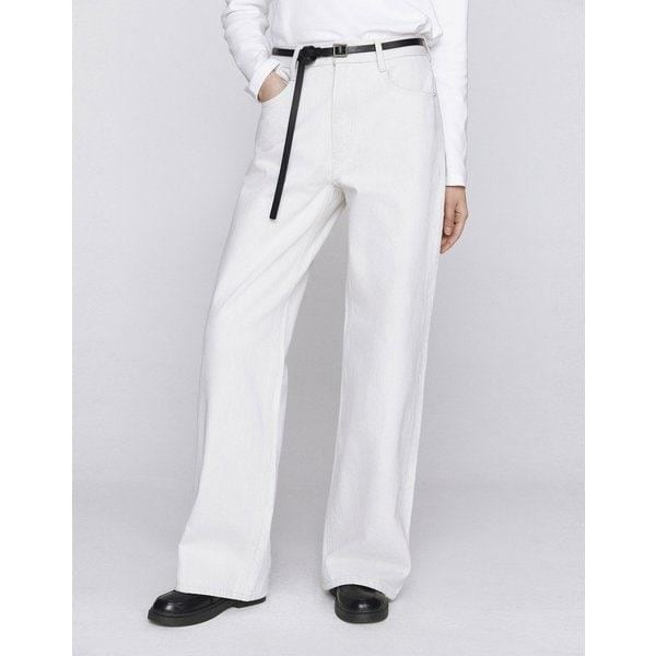 NEW 女性 ワイド デニム パンツ ジーンズ 05416533