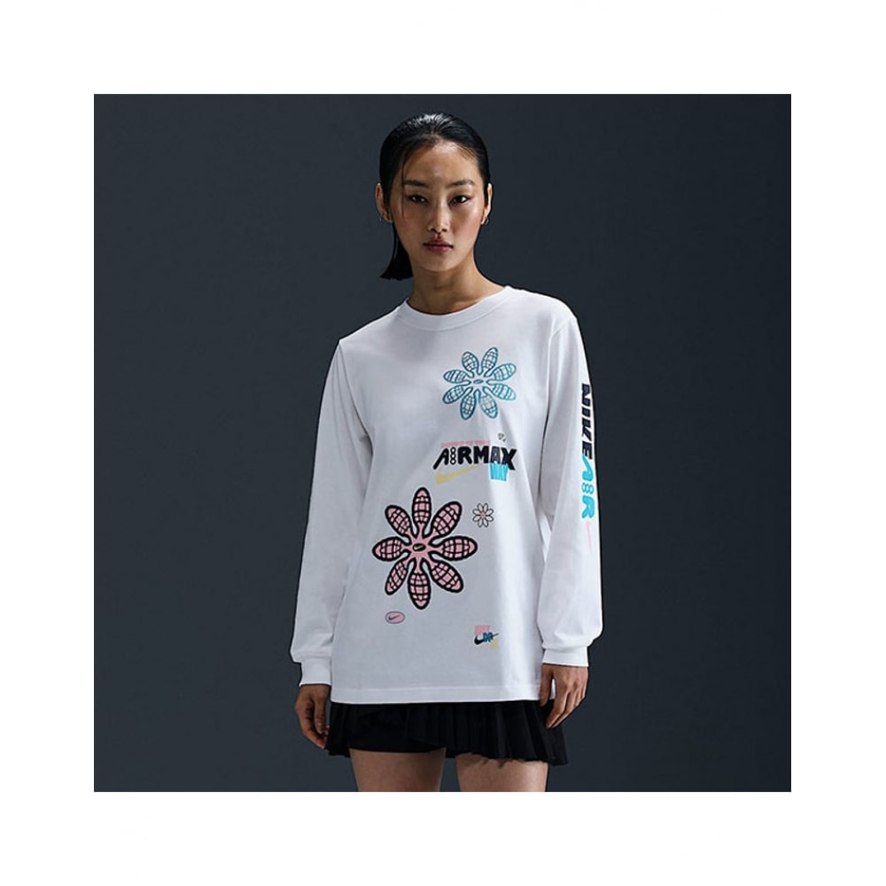 ナイキ レディース グラフィック ロングスリーブ Tシャツ HF9530-100