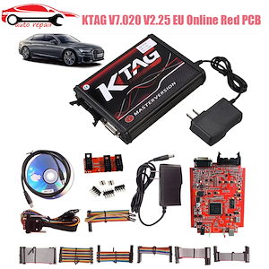 K-TAG V,7.020,v2.25,EUオンライン診断ツール,リモート制御トークン,bdmフレーム,K-ESS ktagチップ,OBD2ソケット