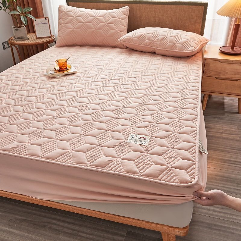 大豆繊維ベッドボックスシーツ　選べる５色６サイズ　マットレス高さ16-25ｃｍ適応ボックスシーツ　寝具　ベッドシーツ　コットン材質　四兼用