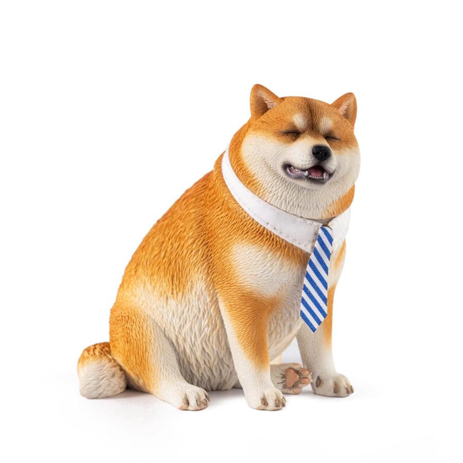 JXK 1/6 サイズ 柴犬 座る姿 可愛い 滑稽 犬 ドッグ イヌ 動物 シベリア リアル フィギュア 樹脂 プラモデル プレミアム 大人のおもちゃ 模型 オリジナル スタチュー 塗装済 完成品 犬 4,801円