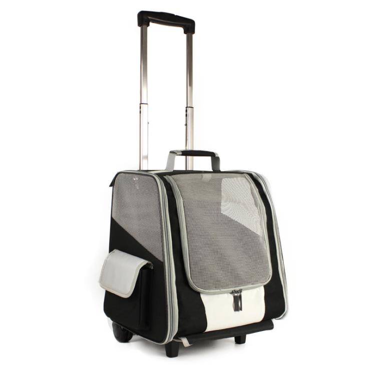 まとめ買い得手提げ キャリーバッグ ペット用 キャリーカート キャスター付き 車輪 ペット用 リュック 車載