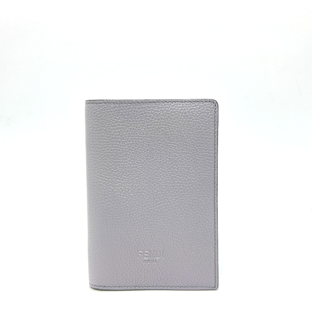 パスポートケース 7AS378 ロゴ 小物 パスケース レザー グレー