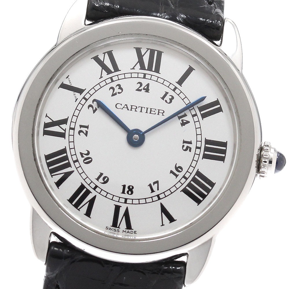 カルティエ CARTIER W6700155 ロンドソロ SM クォーツ レディース 良品 _940014【中古】